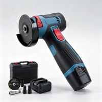 Mini-meuleuse d'angle portable sans balais avec interrupteur à palette, pour bricolage, modèle LDG04 12V