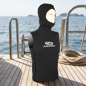 Aropec Sports Corp. Gilet de plongée thermique en néoprène 2 mm pour hommes, équipement de plongée, style formel, toutes saisons, coupe classique - Product Image 2