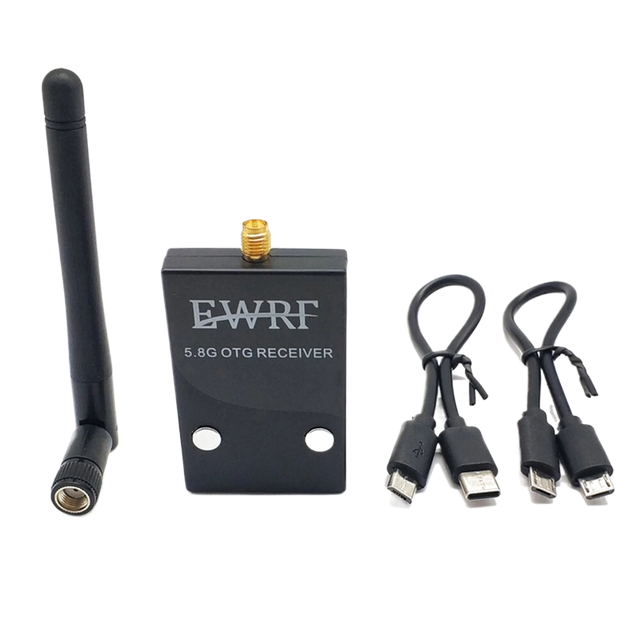 New Version EWRF 5.8G 48CH 720*480 FPV UVC Receiver Video Downlink OTG VR Android Phone for AV Monitor Drone Part