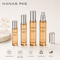 Mini flacon de parfum en verre 5ml 6ml 10ml 15ml, format voyage, cylindre, vaporisateur à pompe, transparent, logo personnalisé, OEM, luxe, impression sérigraphique