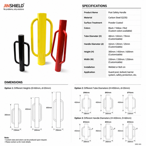 Piqueur de poteaux de clôture robuste avec poignées ergonomiques <span class=keywords><strong>pour</strong></span> une installation rapide des piquets <span class=keywords><strong>en</strong></span> extérieur - Product Image 2