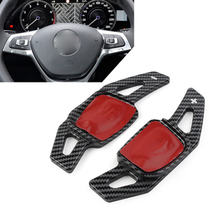 2 pièces d'extensions de palettes de changement de vitesse pour volant de voiture pour <span class=keywords><strong>Volkswagen</strong></span> VW <span class=keywords><strong>Golf</strong></span> <span class=keywords><strong>8</strong></span> MK8 GTI/GTD/<span class=keywords><strong>GTE</strong></span>/R-Line Polo Jetta Tiguan Atlas - Product Image 4