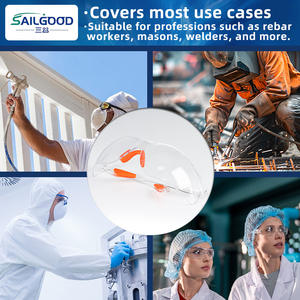 공장 직접 투명 안전 안경 작업 용 충격 방지 보호 안경 - Product Image 3