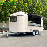 Wecare Beach bar Mobile Restaurant Bbq Concession Food Van Trailer Pizza Food Truck Imbisswagen Remorque Foodtruck Trailer Eu