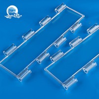 Porte de volet roulant électrique transparente, porte antivol en cristal, porte de volet roulant en plastique épaissi dans un centre commercial intérieur