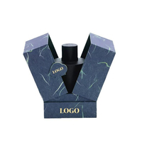 Boîte cadeau rigide trapézoïdale personnalisée faite à la main pour l'emballage de parfums, cosmétiques et vins, impression offset quadricolore, papier spécial, marque YG