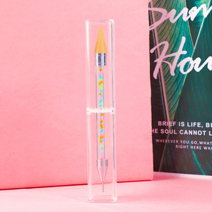 Outil de pose de strass double embout pour ongles, crayon à pointe en cire pour la manucure et le nail art en salon - Product Image 3