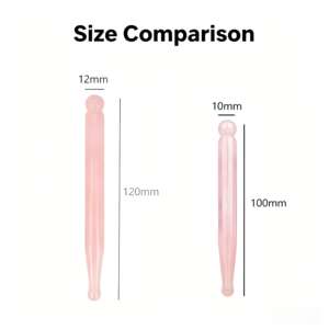 أداة تدليك الوجه والجسم الجديدة على شكل قلم من الكريستال واليشم لنقاط الوخز بالإبر للوقاية من الشيخوخة والاسترخاء - Product Image 2