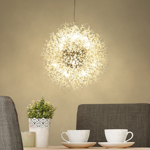 Modern Art Decor G9 LED Lighting Golden Ball <strong>Globe</strong> Pendant <strong>Light</strong> for Dining Room Restaurant Indoor Luxury Crystal Chandeliers - Product Image 1