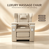 Fauteuil de massage électrique inclinable pour pédicure, chaise de luxe pour salon de manucure et spa, canapé multifonctionnel pour soins des pieds, idéal pour salon et spa