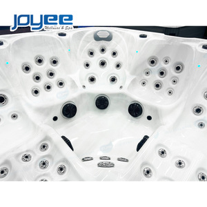 JOYEE Bain à remous extérieur 5 personnes 2 longues baignoires OEM Chine Bonne qualité OEM Moderne Vente en gros Prix abordable Fabricant - Product Image 4