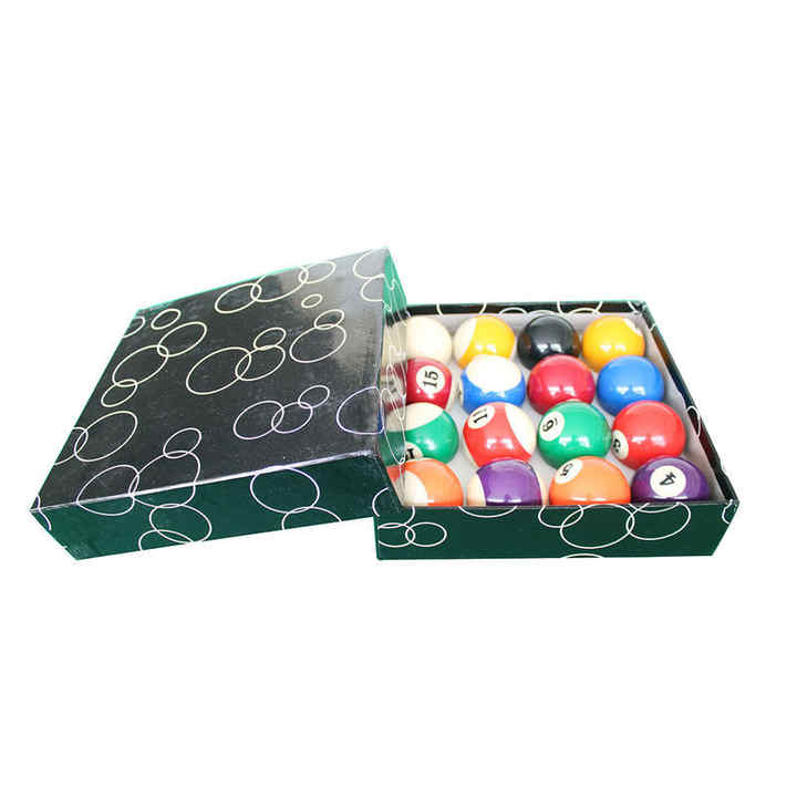 Good Quality Resin Material 57.2mm Billiard Pool Ball 16pcs/set Black ...