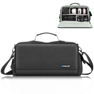 PULUZ Portable Camera Crossbody Shoulder Bag Digital Camera Lens Storage Bag