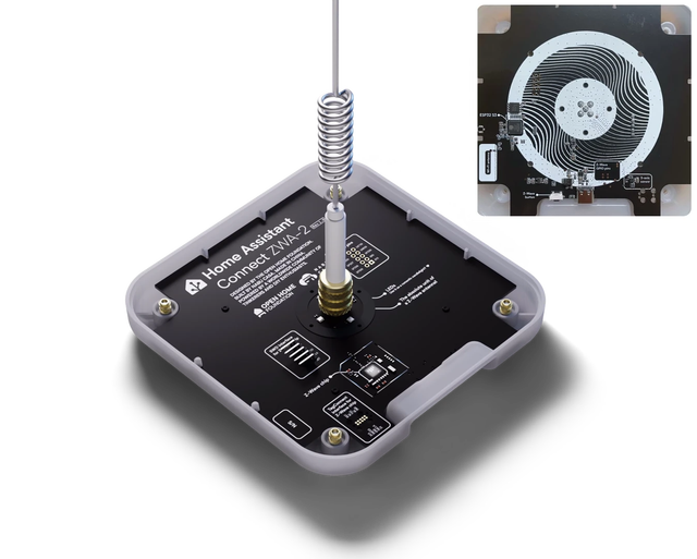 Chipboard Home Assistant Connect ZWA-2 Z-Wave USB Adapter with Long Range Support Zigbee 3.0 Thread, and Matter USB Dongle