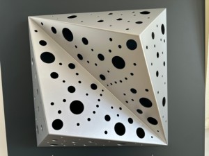 Nhôm 3D Rèm tường Nhôm trang trí 3D Bảng điều chỉnh kích thước tùy chỉnh ánh sáng và dễ dàng để cài đặt cho Bảo tàng và văn phòng xây dựng - Product Image 1