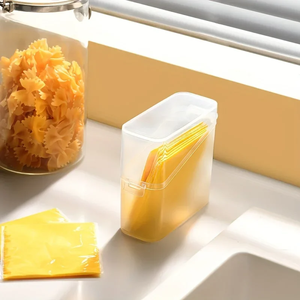 Japanese <b>Cheese</b> Slice Storage <b>Box</b> Compact Stylish <b>Fridge</b> Organizer for Freshness and Convenience Keep Your <b>Cheese</b> Neat and Tidy - Product Image 3
