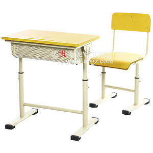 Juego escolar <span class=keywords><strong>de</strong></span> 1 plaza <span class=keywords><strong>de</strong></span> estilo moderno, <span class=keywords><strong>escritorio</strong></span> y silla <span class=keywords><strong>de</strong></span> madera para estudiantes <span class=keywords><strong>de</strong></span> aula para uso en escuelas - Product Image 4