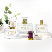 Flacon d'huile essentielle de haute qualité 30ml 50ml 100ml Emballage cosmétique Flacon de parfum vide Flacon de parfum transparent de luxe