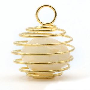 Collier pendentif à ressort enroulé HY, en alliage de cuivre, motif cœur de pêche, style rétro, mignon et exquis, idéal comme cadeau, en promotion - Product Image 6