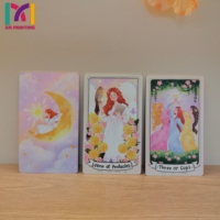 Usine d'impression de cartes de tarot OEM personnalisées, jeu d'oracle holographique à bords dorés avec guide et boîte magnétique, faible MOQ