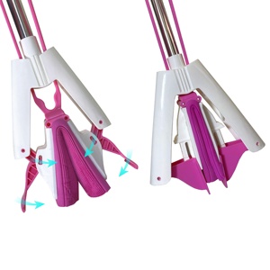Realida Pink <strong>PVA</strong> Sponge <strong>Mop</strong> Foldable <strong>Handle</strong> Cleaning Equipment For Home Use Cellulose Sponge For Squeezing And <strong>Mop</strong> Squeezing - Product Image 5