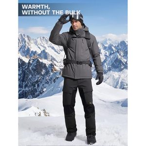Pantalon de neige pour homme FOXA, imperméable, isolé, pour le ski et le snowboard, avec poches zippées - Product Image 6
