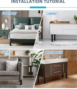 Pieds <span class=keywords><strong>de</strong></span> canapé en fer OEM modernes et minimalistes, pieds <span class=keywords><strong>de</strong></span> meuble en métal durables pour table d'appoint <span class=keywords><strong>de</strong></span> chambre à coucher, base <span class=keywords><strong>de</strong></span> meuble en promotion, pieds <span class=keywords><strong>de</strong></span> canapé pas chers - Product Image 4