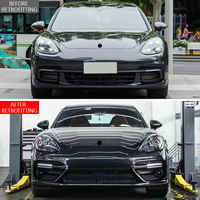 Kit carrosserie style Turbo 2017-2023, nouveau pare-chocs avant avec feux antibrouillard, modification de la calandre, mise à niveau pour Panamera 971