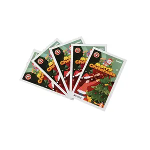 Factory Price Instant Peel Off Tickets 1 Window Round Pull Tabs Gambling Tickets And Board