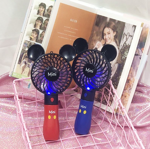 Portátil lindo <span class=keywords><strong>Mickey</strong></span> Minnie ventilador <span class=keywords><strong>de</strong></span> mano Escritorio <span class=keywords><strong>de</strong></span> oficina Usb recargable Mini ventilador estudiante Oficina pequeño ventilador <span class=keywords><strong>de</strong></span> refrigeración para viajes - Product Image 4