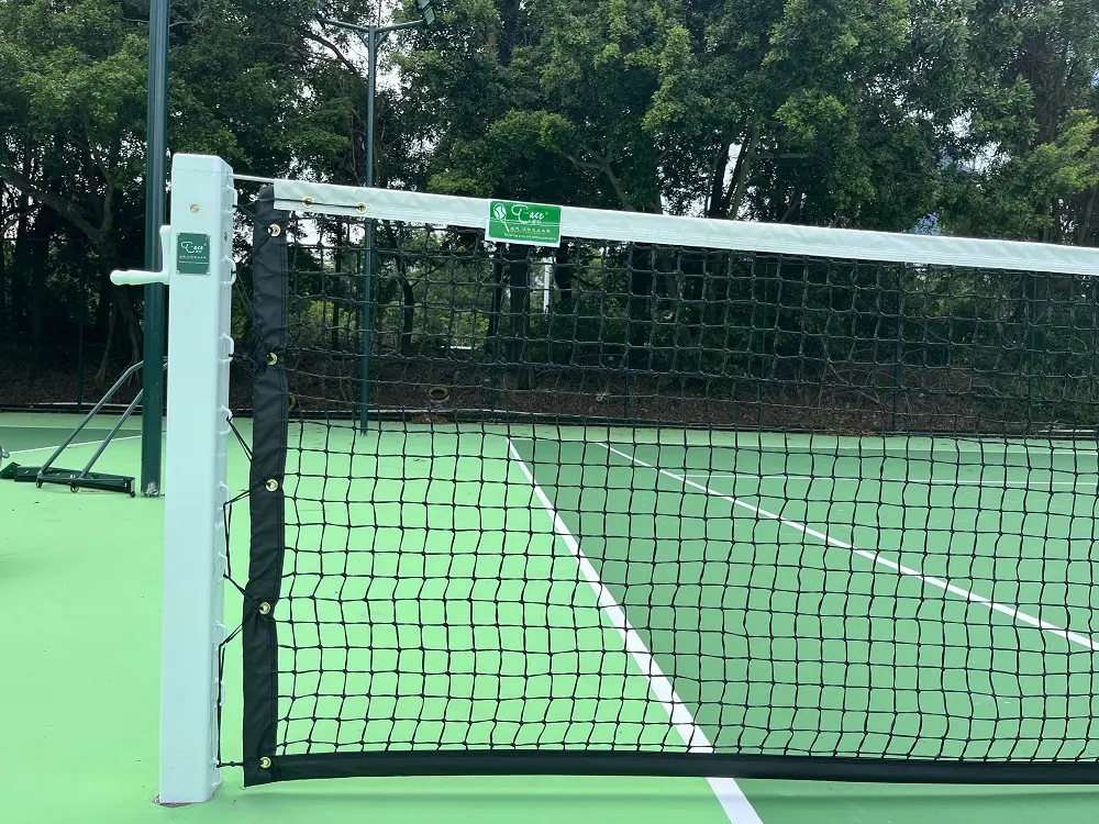 Professional Aluminum Alloy In-Ground Pickleball Post Outdoor Pickleball Net Pole And Net System For Sale