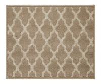 Tapis en polypropylène tufté avec envers en latex antidérapant, lavable en machine, pour la maison