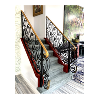 ACE Innentreppe und Balkon Schmiedeeisen Balustraden zaun in kunden spezifischen Abmessungen für den Hausbau