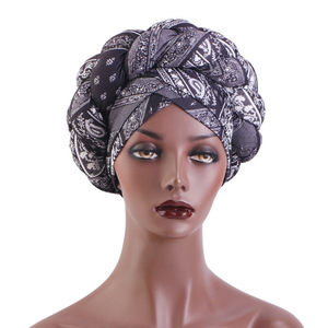 Nouveau foulard africain en polyester à motifs floraux 2026, foulard nigérian pour femmes, foulard de loisirs quotidien, quatre saisons - Product Image 4