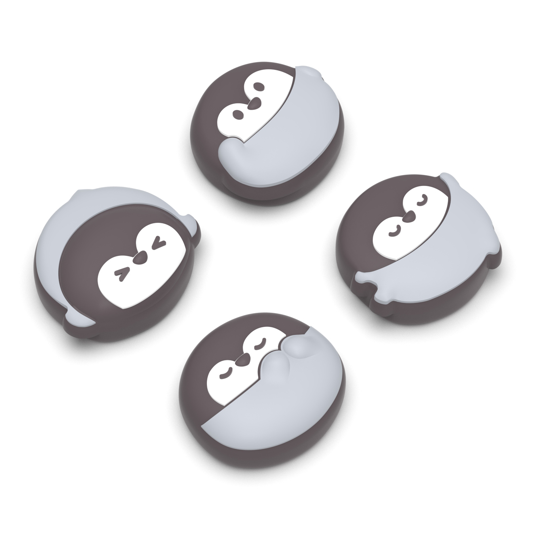 Tapas de joystick de pingüino lindo de colores mixtos WWYNTJ010