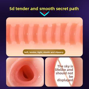 Cup Soft TPE Handmatige Volwassen Seks Speelgoed Eén Stuk Mannelijke Masturbator Vliegtuig Cup Groothandel Dropshipping - Product Image 4