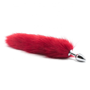 Anal Plug <span class=keywords><strong>Real</strong></span> Fox tail BDSM Juguetes sexuales para mujeres Parejas Juegos para adultos Sex Shop - Product Image 6
