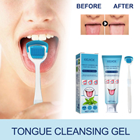 Gel Pembersih Coating lidah, Gel perawatan mulut membersihkan bau mulut