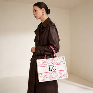 Fabrika'dan Doğrudan Toptan Özelleştirilebilir Retro Çiçek Desenli Kanvas Bez Çanta Günlük Kullanım Hediyeleri ve Promosyonlar İçin - Product Image 2