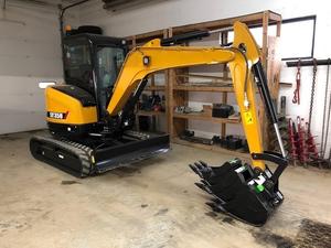 Mini-excavatrice portative SY35U 3 tonnes avec moteur Yanmar, excavatrice sur chenilles avec pompe et moteur, économie d'énergie pour la marque - Product Image 1