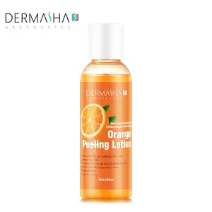 Wholesale organic Skin care peeling black Skin whitening orange body peeling lotion whitening essence gel