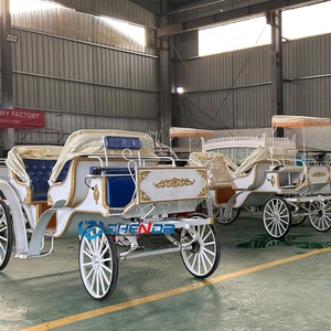 Nuevo Carro de Caballos Azul Personalizado con Remolque, Carro de Caballos Chino Económico de Alta Calidad para Turismo - Product Image 4
