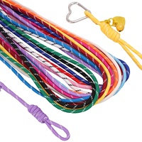 Cordon en polyester de 5 mm avec âme en fil, résistant à l'usure, pour le regroupement, le bricolage, les loisirs créatifs, les porte-clés, les pendentifs, les vêtements et les chaussures