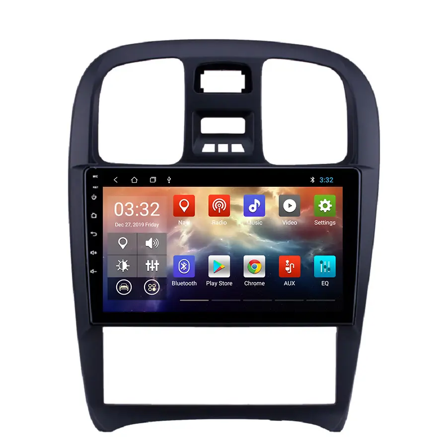 Para Hyundai Sonata 2003-2009 Android 9 Quad Core 1,6 GHz auto Radio estéreo navegación GPS reproductor Multimedia NO DVD