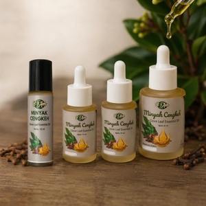Huile Essentielle Florale de Clou de Girofle 100% Pure Bin Amr, Distillée à la Vapeur, Ingrédients Naturels Antibactériens, Aromatique - Product Image 1