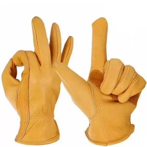 Gants de soudage ultra-résistants avec conception renforcée à double couche, anti-abrasion, vente en gros directe d'usine, personnalisables - Product Image 3