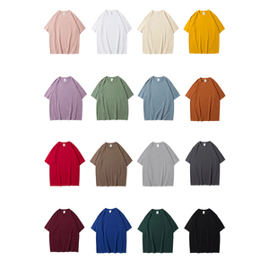 Camisetas de Manga Corta al por Mayor, 100% Algodón, 280 GSM, Tejido Liso, Personalizadas con Logotipo, de Alta Calidad, Antiarrugas y de Secado Rápido - Product Image 2
