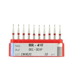 Đầu mài kim cương nha khoa, hạt mịn, dùng cho tốc độ cao - Product Image 1