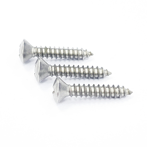 Viti per legno con coda a punta filettata completa viti autofilettanti a testa svasata a croce in acciaio inossidabile - Product Image 1