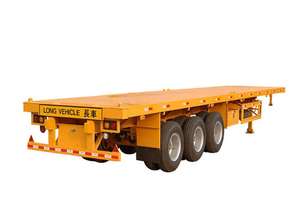 Sasis <span class=keywords><strong>Intermodal</strong></span> 40 kaki Trailer kontainer 20 kaki dengan Trailer datar Semi Trailer dengan kunci Putar - Product Image 6